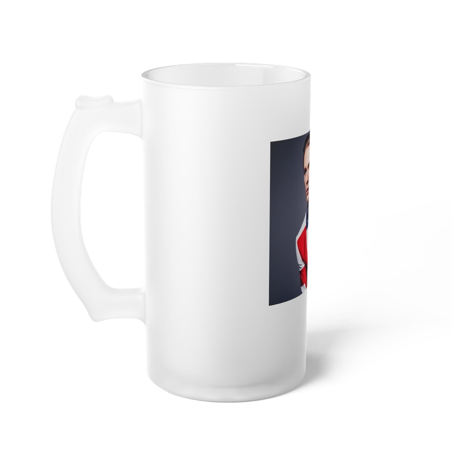 Frosted Glass Beer Mug