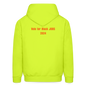 Men's Hoodie - safety green