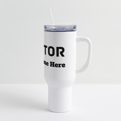 40 oz Travel Tumbler - white