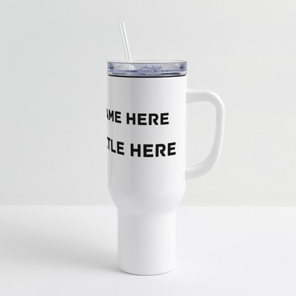 40 oz Travel Tumbler - white